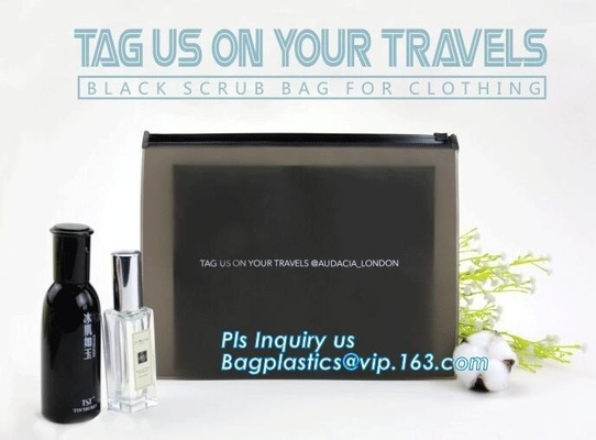 Promotion of cosmetics case price good clear slider top pvc bag, cosmetics soft eva Zip lockkk slider bag eco bag, slider