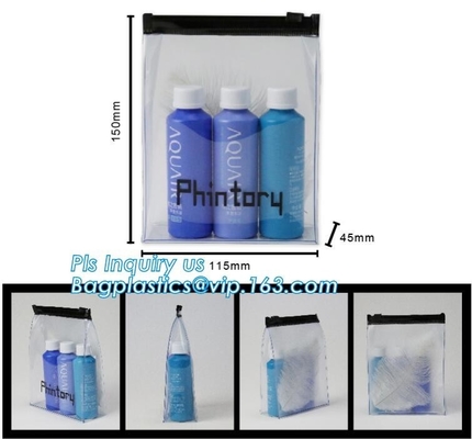 eco-friendly clear vinvyl pvc slider zip bags Zip lockkk bag, slider zipper bag plastic bag with zipper/pvc zipper lock sli