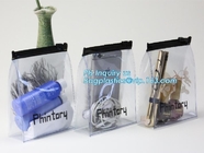 eco-friendly clear vinvyl pvc slider zip bags Ziplockk bag, slider zipper bag plastic bag with zipper/pvc zipper lock sli