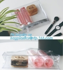 Plastic Makeup Brushes Bag For Women Zipper EVA Slider Gusset Cosmetic Bag, slider zipper bag/ cosmetic packaging, zip