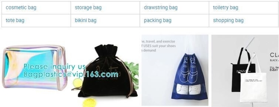 Environmental Material Customized EVA PVC CPE Frosted Slider Bag Zipper Bag, Slider Zipper Pouch