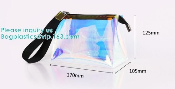 Custom Logo Shiny Holographic Cosmetic Bag Sets,Cosmetic Makeup Bag,Cosmetic Bag Travel,Fashion Accessories Holographic