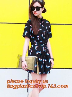 Button Closure PVC Clutch Bag For Women Handbag Snap Sleeve Cosmetic Makeup Bag, Satchel Golden Handle Chain Clutch PVC