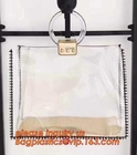 pvc cosmetic plastic handle bag pvc tote bags custom logo pvc bag, shopping bags with handles customized pvc bags, purse