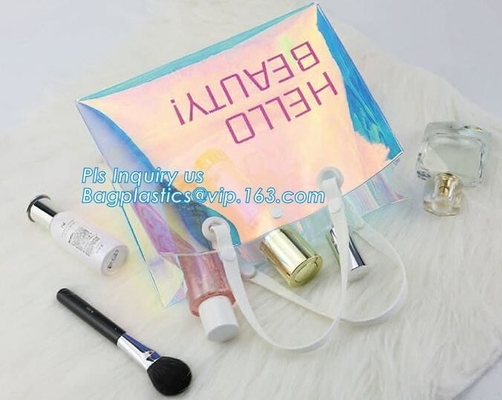 Custom Brand 100% ECO-Friendly Plastic/PP/PVC Handle bag for toy package, handle bag with snap button, packaging tote ba