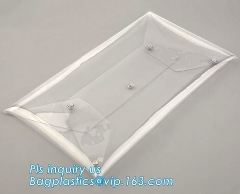 Eco-friendly Practical Waterproof Transparent Zipper Hand Bag PVC Cosmetic Clutch Bag For Gift Promotion, purse, wallet