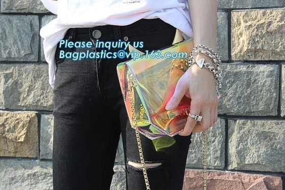 handle bag with long shoulder strap waterproof clear pvc tote bag, Handbag Women Big Custom Shoulder Bag, handle shoulde