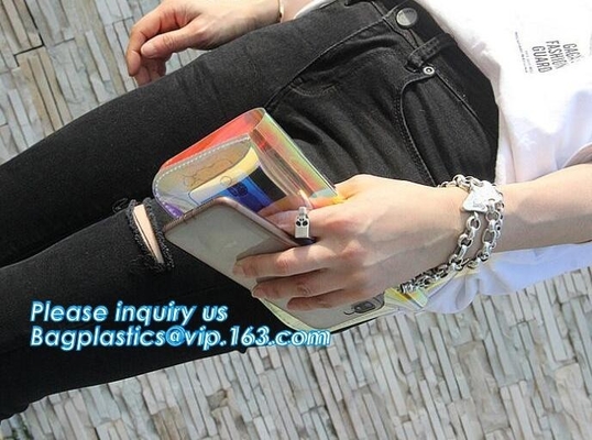 Promotion cheap designers ladies cell phone pouch womens bags and wallets, Wallet Zipper PU Casual Cell Phone Po, bags