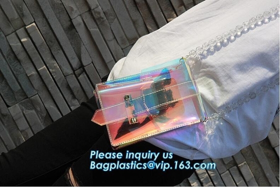 women's wallets small shoulder messenger bag with metal chain strip, Zipper Wallet Multicolor Purse, waterproof mobile c