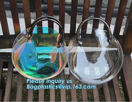 eco friendly teen fashion clear PVC handbag, Plastic PVC Handbags for Women, Promotional low price wholesale pvc handbag