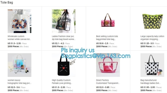 Elegant Transparent Handbags Shoulder Tote PVC Beach Bags for women with Zipper, Vinyl Transparent PVC Shoulder Bag With