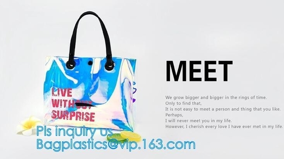 lady woman cosmetic PVC handbag, Fashion Clear Plastic PVC Handbags for Women, Handbags PVC cosmetic bag, HANDLE, CARRIE