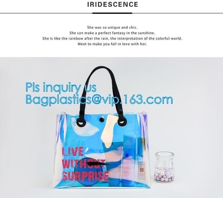 lady woman cosmetic PVC handbag, Fashion Clear Plastic PVC Handbags for Women, Handbags PVC cosmetic bag, HANDLE, CARRIE