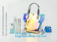 Tote Bags for Shoulder Clear Purse PVC Transparent Handbags, laser pvc shopping bag fashion transparent PVC tote handbag