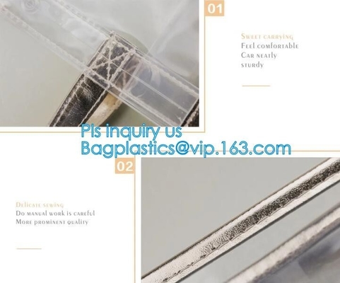 Custom Stadium Tote Bag Clear Shoulder PVC Bag with Zipper, pvc letter bucket bag clear transparent jelly shoulder tote