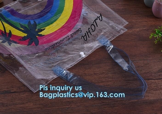 Crossbody Messenger Shoulder Bag Sling Bag, transparent handbag tote shoulder PVC sling clear vinyl beach bag, handy bag