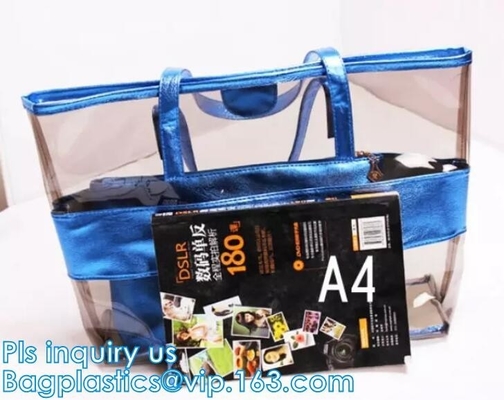 Shinning PVC Metal Chain Girls Fashion Mini Handbags, Fashionable Women PVC tote bags jelly candy handbag, tote shopper