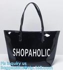 Fashion woman full print pvc private label handbag manufacturer, PVC Transparent Handbag Women bag, student pack swimmin