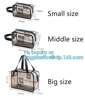 pvc cosmetic bag clear cosmetic bag with pvc zipper bag, Pencil Case Coin Organizer Makeup Costmetic Bag, Makeup Cosmeti