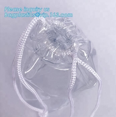 promotion organza printed mini Handbag 100% biodegradable PVC Plastic Candy packaging gift Bag, promotional or advertisi