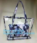 Recycle Shopping Bags Leather Felt Pu Glitter Clear Pvc Canvas Travel Makeup Toiletry