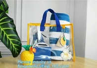 Men Lady Biodegradable Shopping Bags Sling Shoulder PVC Crossbody