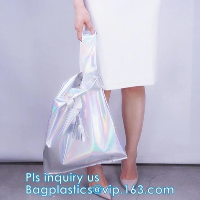 Closure Shoulder Messenger Transparent PVC Handbag, PVC Jelly Tote Bag 2-pc Set Beach Bag Candy Handbag, Pvc Lady Women
