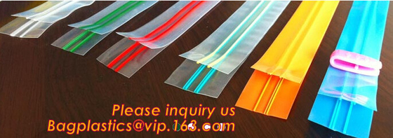 PLASTIC ZIPPER, PLASTIC SLIDERS, PLASTIC SEAL, ZIPPER SEAL, SLIDER SEAL