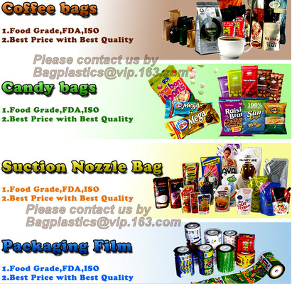 COFFEE BAGS, CANDY BAGS, CHOCOLATE BAGS,SUCTION NOZZLE BAG,PACKING ROLL FILM,POUCHES, NESPRESSO COCA COLA,FOOD PACK, BAG