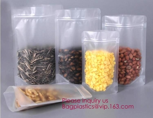 Biodegradable stand up foil zipper bag side gusset bags square block flat bottom Zip lockkk packaging pouch bagease bagplas