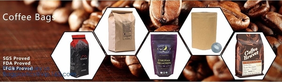 Biodegradable Aluminum Foil Square Bottom Dried Food Eight Side Seal Nuts Package Bag For Food,Moisture Proof Square Bot