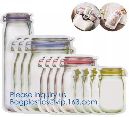 FDA Customized Kitchen Reusable silicone Food,Snack, Vegetable, Meat Storage Bag,BPA Free Zip lockkk Snack Bags for Preserv