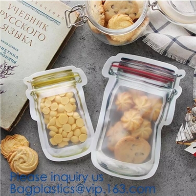 FDA Customized Kitchen Reusable silicone Food,Snack, Vegetable, Meat Storage Bag,BPA Free Zip lockkk Snack Bags for Preserv