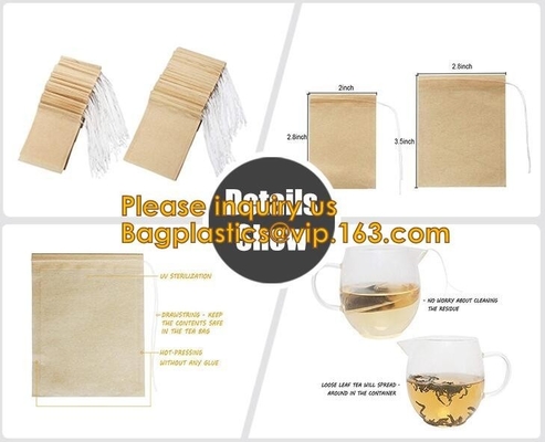 Tea Stand Up Zip lockkk Bags Biodegradable Environmentally Friendly