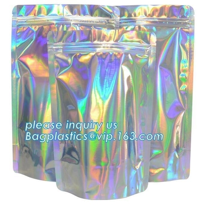 Metalized Shielding Stand Up Pouch / Clear Stand Up Zip Bags Bags Packaging