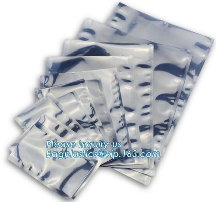 Printed Anti-static LDPE Foil ESD Anti Static Shielding Antistatic Plastic Zip Lock Packing Moisture Barrier Mbb Vacuum