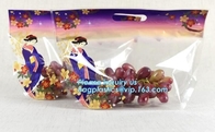 Supermarket sales Plastic Kiwi fruit Cherry Vegetable Packing Protection Bag, Top load Natural BOPP CPP Laminated Fruit