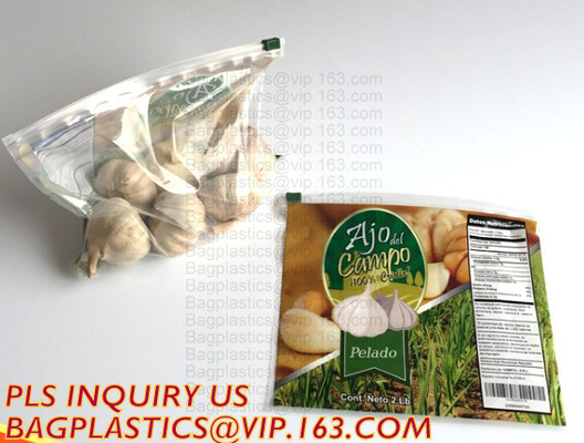 Plastic Slider Bags with Zip lockkk Zipper bags, grape packaging bags slider zipper fruit bag, Fruit Fresh Keeping Reusable