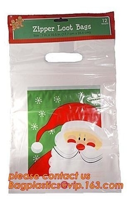 Christmas Designs Gift Bags Plastic Poly Bag Jumbo/Giant/XLarge with Tag,giant plastic christmas gift bags for big gifts