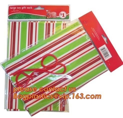 Christmas Designs Gift Bags Plastic Poly Bag Jumbo/Giant/XLarge with Tag,giant plastic christmas gift bags for big gifts