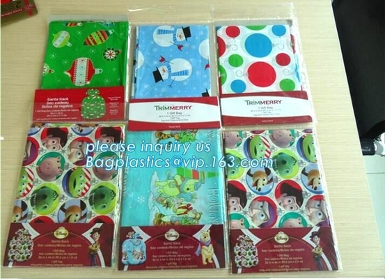 giant plastic gift poly bag 36&quot;*44&quot; santa sack for gift,Giant Santa Sack for Christmas Gift Packing-1 package bagease