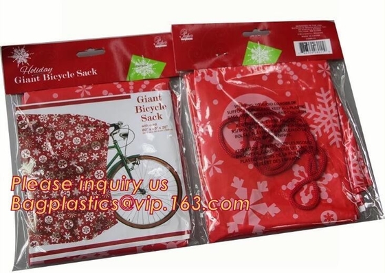 giant new year fashion gift bag for packing presents,35''x25'' Santa sack fabric giant Christmas gift lucky bag in bulk