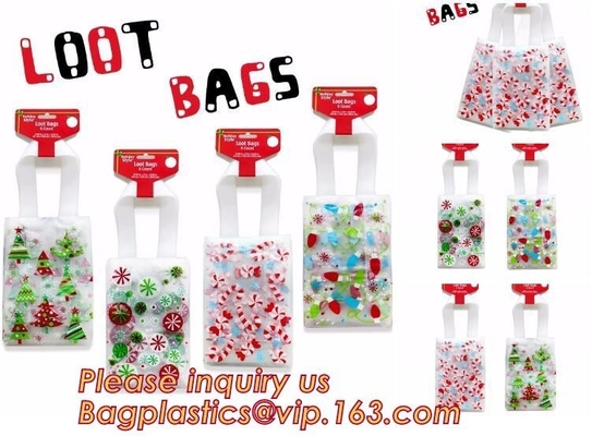 Custom Plastic Biodegradable Disposable Christmas Giant Gift Bag