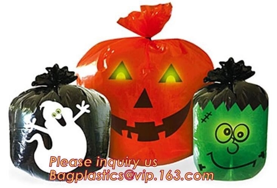 Halloween Pumpkin Leaf  Food Gift Box Packaging Outdoor 30 Microns Jumbo