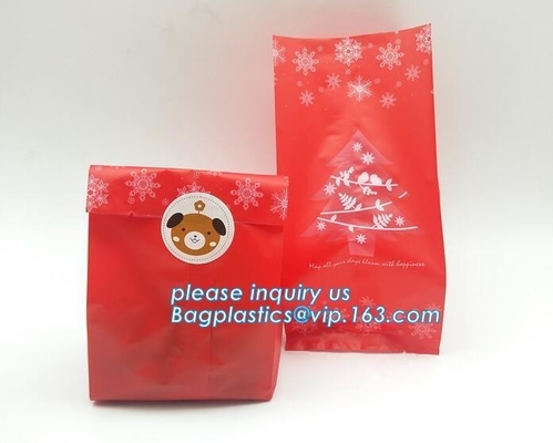 Halloween cartoon candy cookie plastic gift packaging bag,Food Container Pouch Candy Baking Cookies Packaging Bag packag