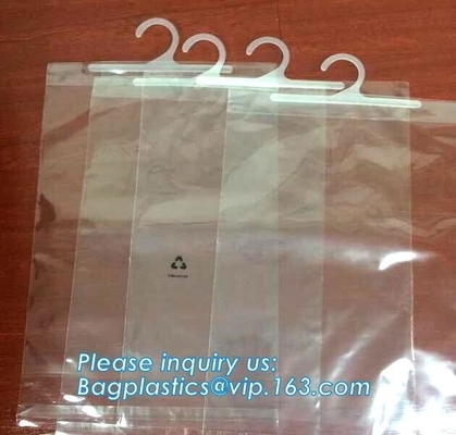 Custom Made Clothes Underwear PVC Packaging Bag with Hook Display Bikini Swimwear Bag,Environmental Material pvc swimwea