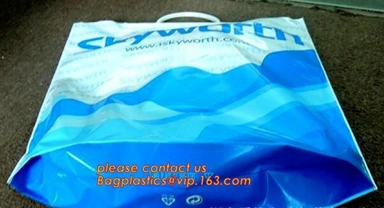 Personal Belonging Biodegradable Laundry Bags Heavy Duty Rigid Snap Handle Hard