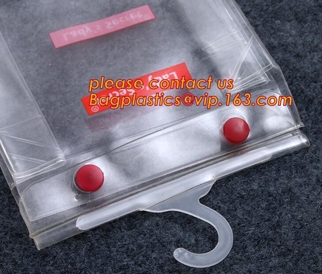 Custom Printed Laundry Bags Garment Packing Printed With Snap Button Closure