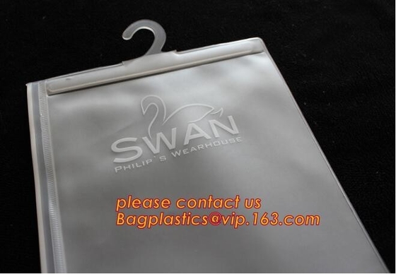 plastic custom plane hanger bag for clothes,Fashion custom hanger pvc Zip lockkk packing bag bag for clothes package bageas