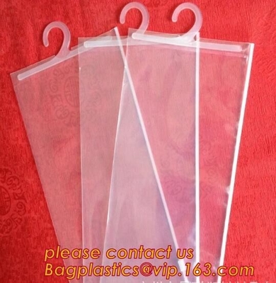 Custom Hanger Plastic Apparel Packaging Bags OEM Biodegradable Cloth Packing Zip lockkk Clothing Self Seal Garment bagease